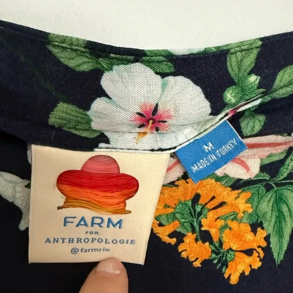 Farm Rio for Anthropologie Fiji Floral Midi maxi Skirt - Multicolor - Picture 8 of 8